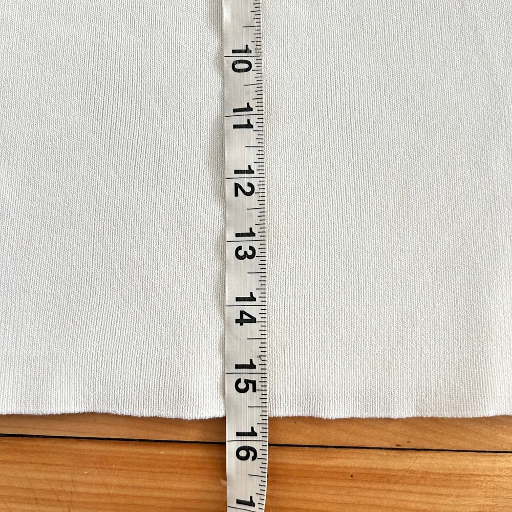 NWT NA-KD Off White Halter Neck Bandeau Top Ribbed Knit Size M - Picture 6 of 12